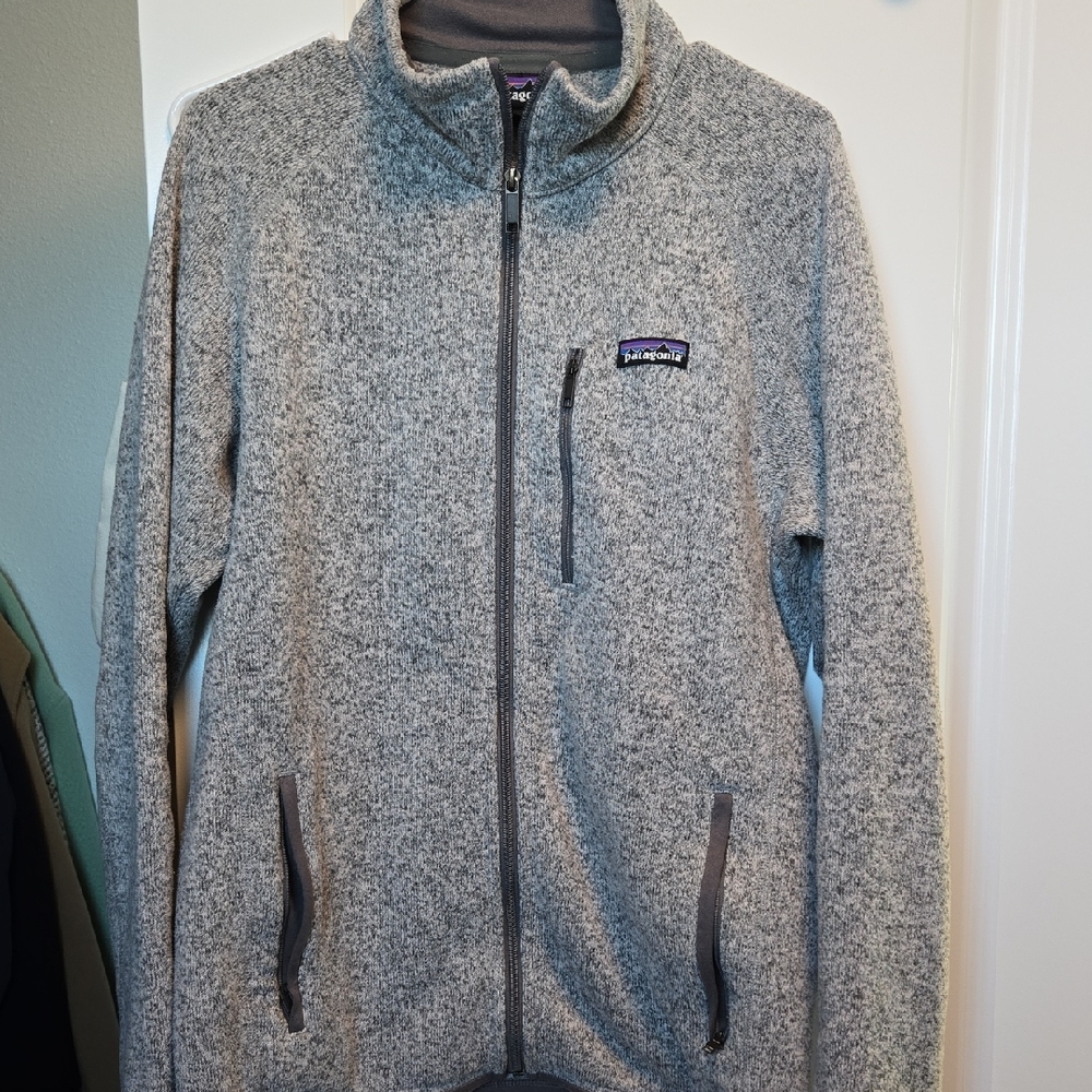 Patagonia Heather Gray Fleece Jacket